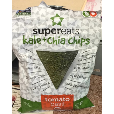 Kale + Chia Chips, Tomato Basil