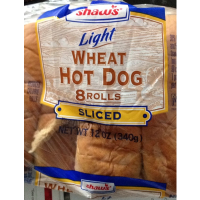 Light Rolls, Wheat Hot Dog