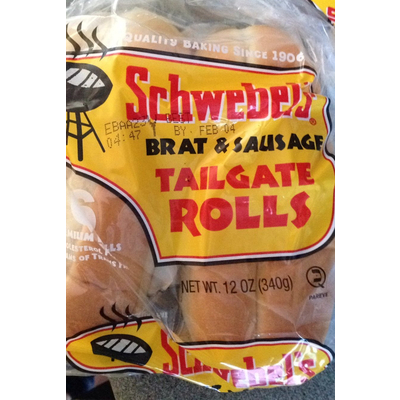 Premium Rolls, Brat & Sausage Tailgate Rolls
