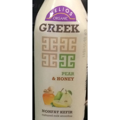 Greek Nonfat Kefir Smoothie, Pear and Honey