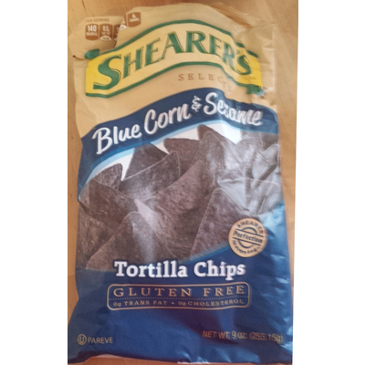Tortilla Chips, Blue Corn & Sesame