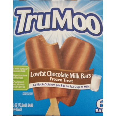 Frozen Treat, Lowfat Chocolate Milk Bars