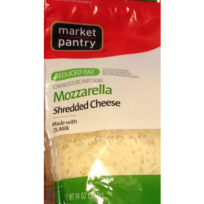 Shredded Cheese, Mozzarella, Reduced Fat