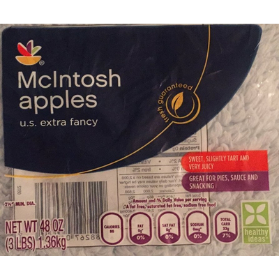 Apples, McIntosh U.S. Extra Fancy