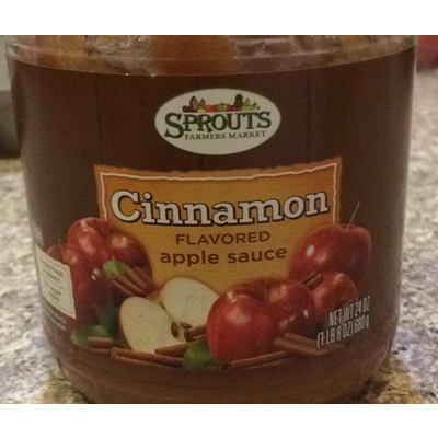 Cinnamon Flavored Apple Sauce