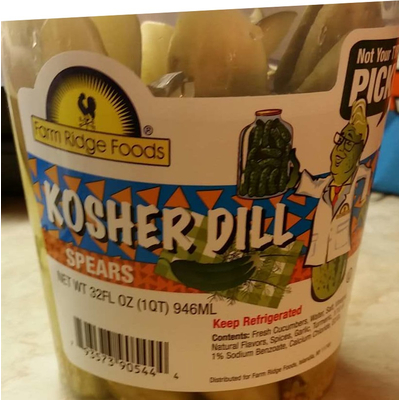 Kosher Dill, Spears