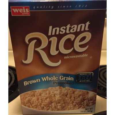 Instant Rice, Brown Whole Grain