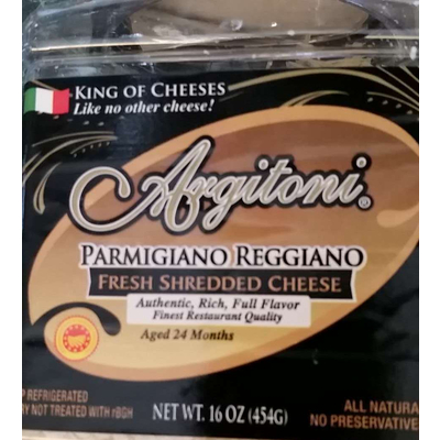 Fresh Shredded Cheese, Parmigiano Reggiano