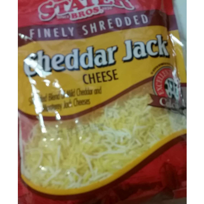 Finely Shredded Cheese, Cheddar Jack
