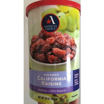 California Raisins, Sun Dried