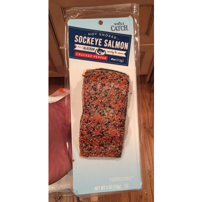 Sockeye Salmon, Hot Smoked Cracked Pepper