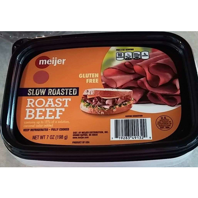 Gluten Free Slow Roasted Roast Beef