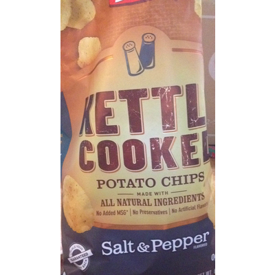 Kettled Cooked Potato Chips, Salt & Pepper