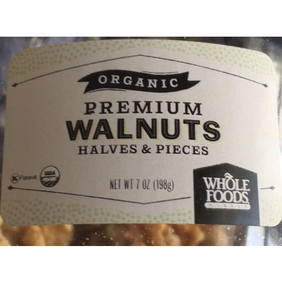 Organic Premium Walnuts, Halves & Pieces