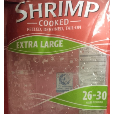 Extra Large Cooked Shrimp