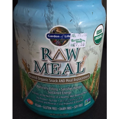 Raw Meal, Beyond Organic Snack and Meal Replacement