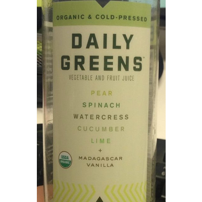 Vegetable & Fruit Juice, Daily Greens