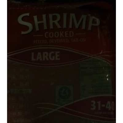 Shrimp, Large, Cooked