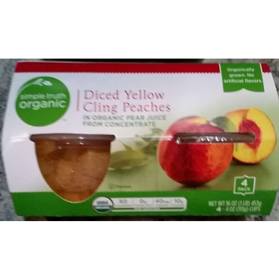 Diced Yellow Cling Peaches