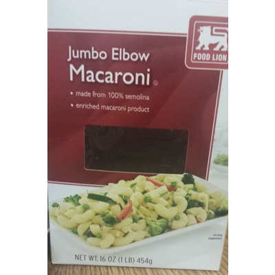 Macaroni, Jumbo Elbow