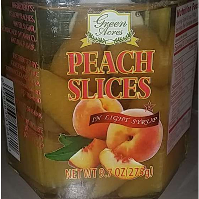 Peach Slices in Light Syrup