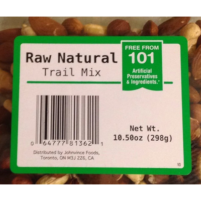 Trail Mix, Raw Natural