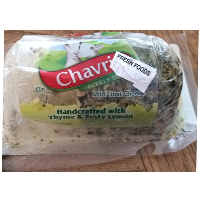 Mild Goat Cheese, Thyme & Zesty Lemon