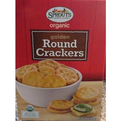 Organic Golden Round Crackers