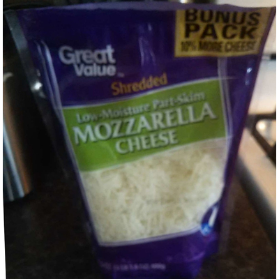 Shredded Cheese, Mozzarella