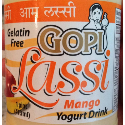 Yogurt Drink, Lassi Mango