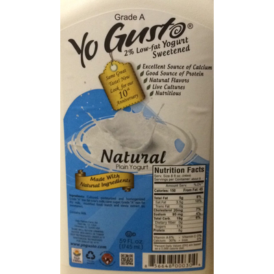 Plain Yogurt, Natural