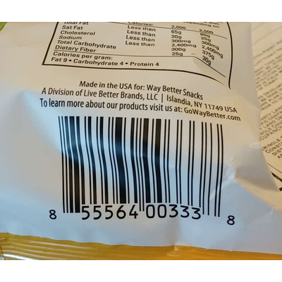 Tortilla Chips, Black Bean