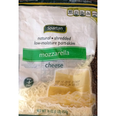 Natural Shredded Cheese, Mozzarella
