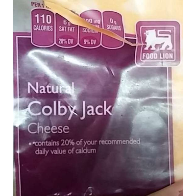 Natural Cheese, Colby Jack