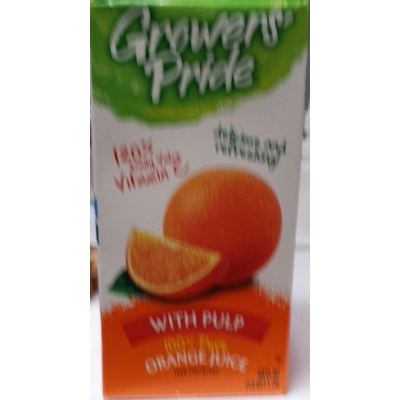 Orange Juice, with Pulp