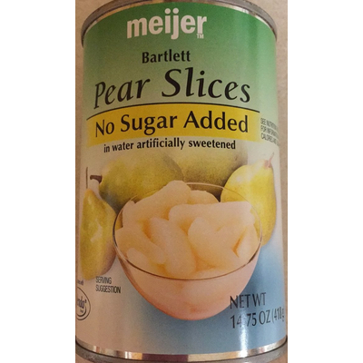 Bartlett Pear Slices, No Sugar Added
