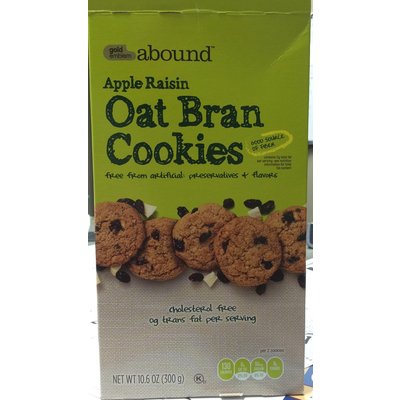Apple Raisin Oat Bran Cookies