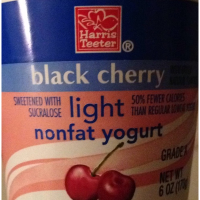 Light Nonfat Yogurt, Black Cherry