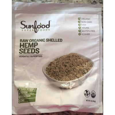 Raw Organic Shelled Hemp Seeds