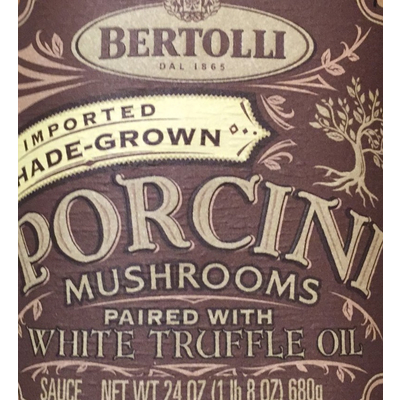 Sauce, Porcini Mushrooms with White Truffle Oil