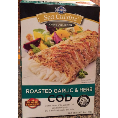 Sea Cuisine, Cod, Roasted Garlic & Herb