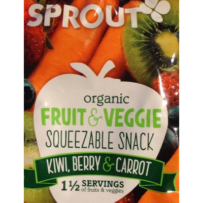 Kiwi, Berry & Carrot Squeezable Snack