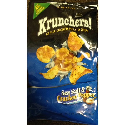 Kettle Cooked Potato Chips, Sea Salt & Cracked Pepper