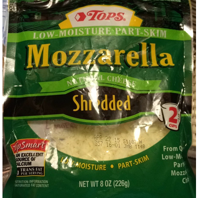 Shredded Natural Cheese, Mozzarella
