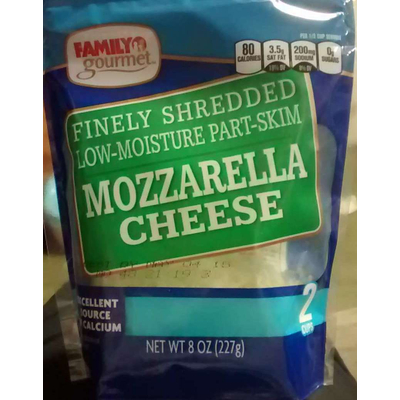 Shredded Cheese, Mozzarella