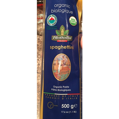 Organic Pasta, Spaghettini
