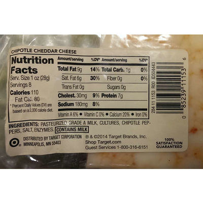 Cheese, Chipotle Cheddar