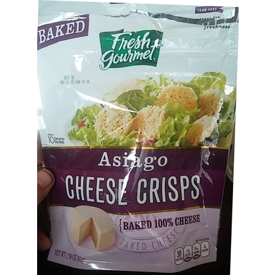 Baked Cheese Crisps, Asiago