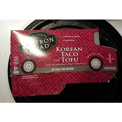 Korean Taco with Tofu and Heirloom Corn Tortilla