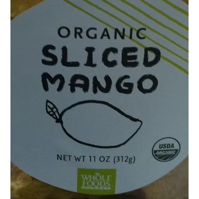 Sliced Mango, Organic